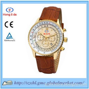 New products for 2013 luxury leather band watch